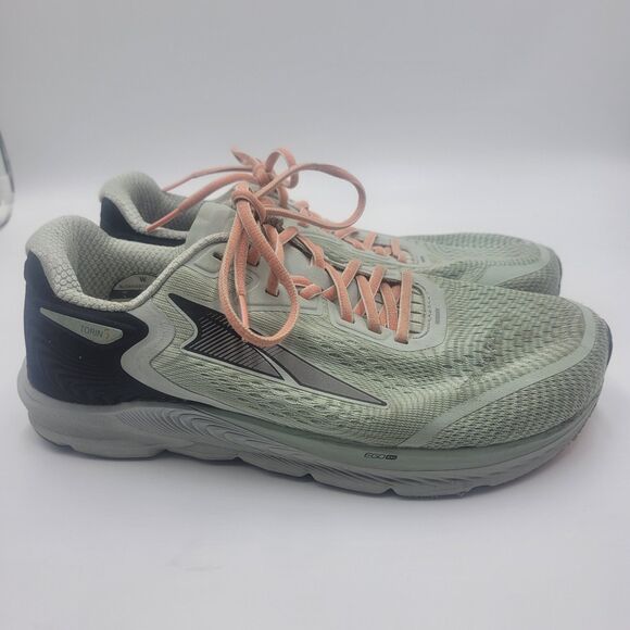Altra Torin 5 Trail Running Shoes Women\'s Size 8 Wide Green Hiking NO INSOLES